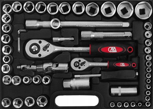 ZESTAW KLUCZY NASADOWYCH 108el PŁASKO OCZKOWE 6-22 5907589361889