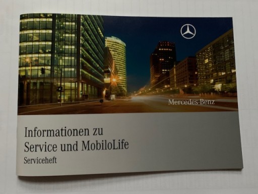 MERCEDES A B CL GL M SLK S R сервисная книга DE