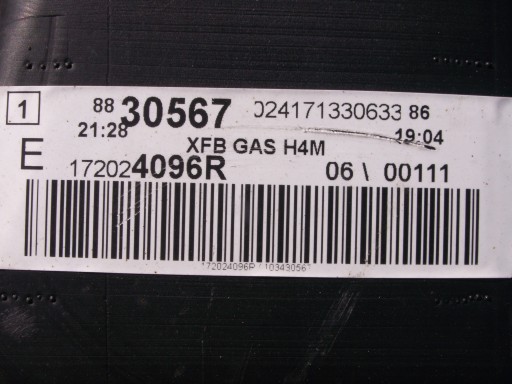 tank 172024096R MEGANE IV 1.6 TCE