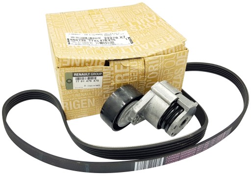 7701476475 - RENAULT CLIO II 1.4 2.0 16V НАТЯЖИТЕЛЬ + РЕМЕНЬ OE