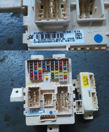 Hyundai tucson ii 2015 коробка може 91950-d3740