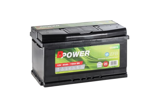 115EFB - Акумулятор BPOWER EFB 80AH 730A