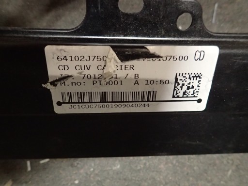 support panel for radiators KIA CEED X XCEED