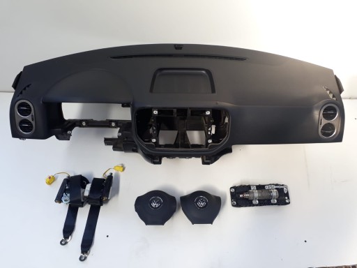 VOLKSWAGEN TIGUAN ЛІФТ ДОШКА КОНСОЛЬ ПОДУШКА БЕЗПЕКИ РЕМЕНІ