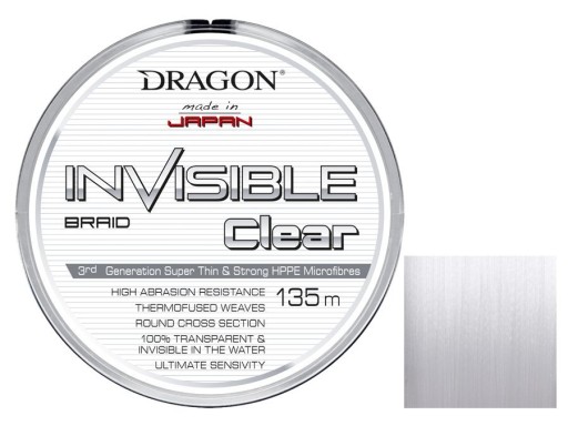 Коса Dragon INVISIBLE CLEAR 0,1 мм х 135 м