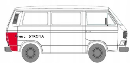 9557702 - VW T3 ремонт бічний кутовий задній правий