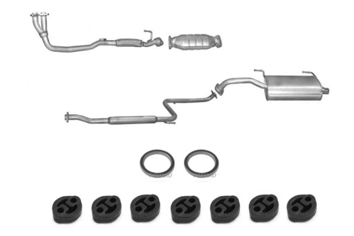 TOYOTA CELICA 1.6 (1989-1993) ГЛУШНИКИ ТРУБА В ЗБОРІ