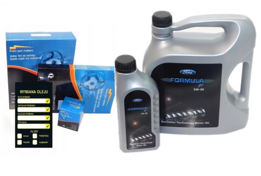 Фильтры + масло Ford F 5W30 FORD Kuga II 2.0 TDCi