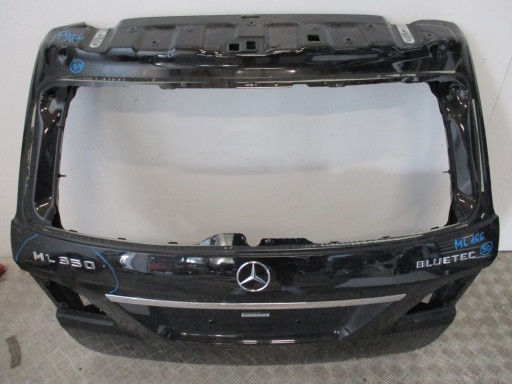 boot doors MERCEDES ML 166 unprotected
