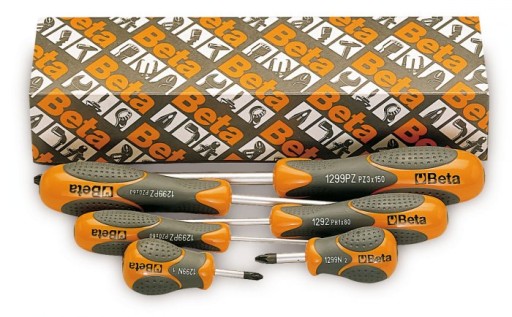 Набір хрестоподібних викруток PZ 6 шт бета 1299pz / S6