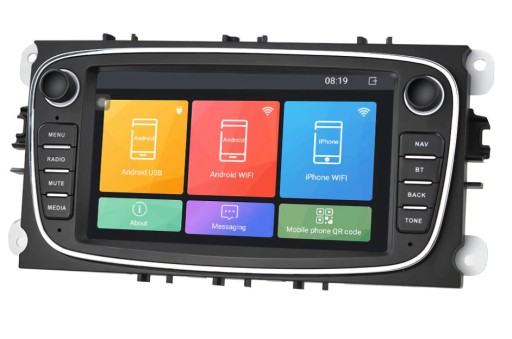 РАДІО ANDROID FORD MONDEO MK4 FOCUS GALAXY S C-MAX