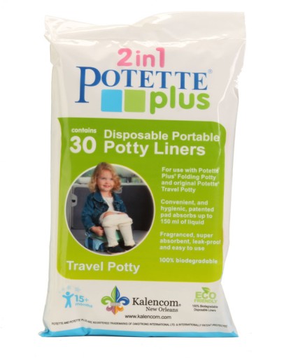 Potette Plus Одноразові гігієнічні вкладиші для дітей, білі, 30 шт