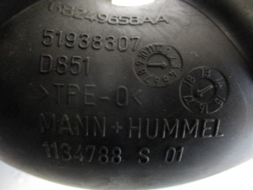 hadice trouba vody FIAT 500X 51938307
