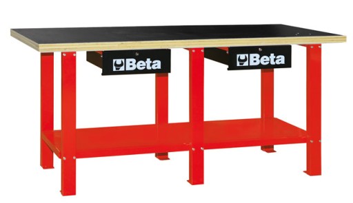 СТОЛ ДЛЯ МАСТЕРСКОЙ С ДЕРЕВЯННОЙ СТОЛЕШНИЦЕЙ BETA 5600 / C56WR