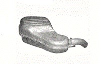 31.258 - Задний глушитель Volvo S 80 98-06r.