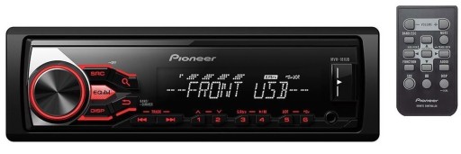 PIONEER MVH-181UB АВТОМОБИЛЬНЫЙ РАДИО MP3 USB ПУЛЬТ ДИСТАНЦИОННОГО УПРАВЛЕНИЯ