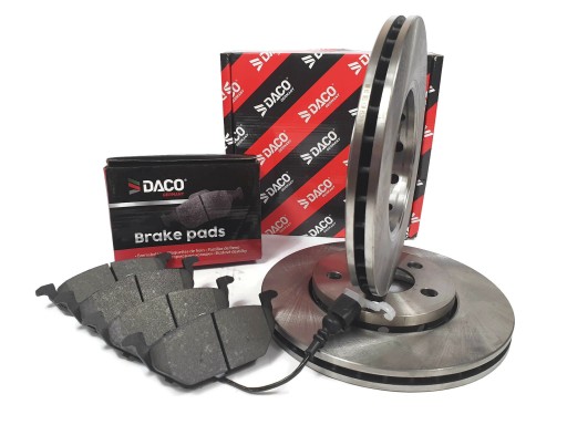 Диски колодки DACO VW GOLF IV Fabia AUDI A3 256x22