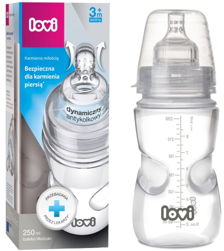 Lovi Medical + Fľaša 250ml (BPA 0%)
