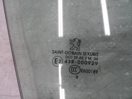 window door front right PEUGEOT 308 T7 07-11 09r