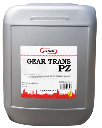Масло типа transol jasol gear trans pz 20л.