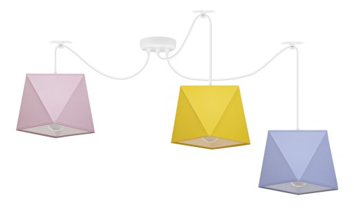 Білий стельовий світильник JasnoCiemno E27