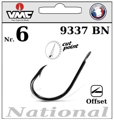 Грябки, поплавкові гачки з шипом VMC 9337 10 шт.