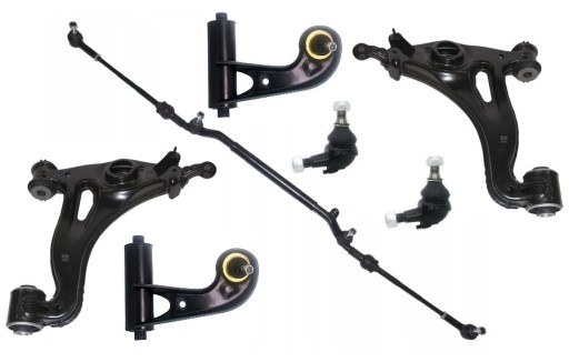 ALL4606, ALL4606 - Втулки поперечных рычагов шатунные наконечники mercedes c class w202 передок комплект