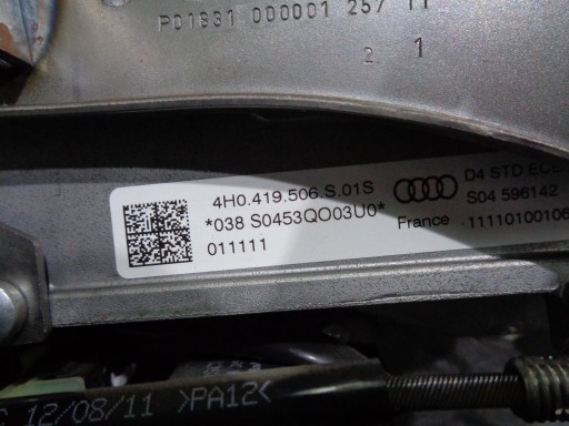 Piantone sterzo usato 4H0419506S AUDI A8 D4
