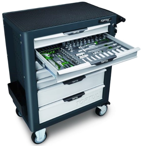 ТЕЛЕЖКА ДЛЯ ИНСТРУМЕНТОВ С ОБОРУДОВАНИЕМ TOPTUL GCAJ305B