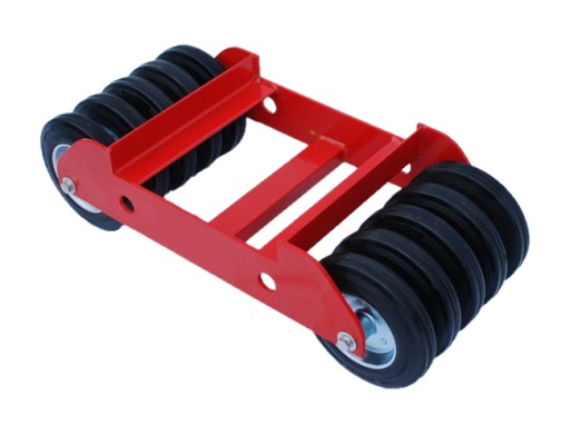 20 - Катки тележки под порогом сломанного колеса, рампа