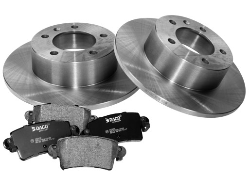 Диски x2 колодки задний INTERSTAR MOVANO MASTER