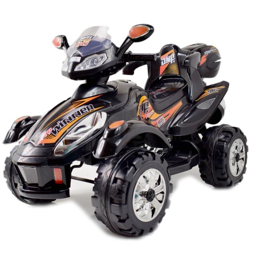 Педальний квадроцикл Super-toys чорний