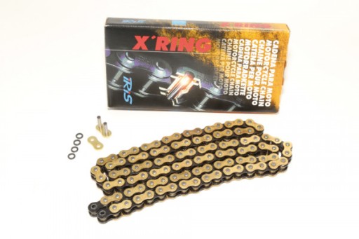 895-112 - Ланцюг мотоцикла 520 x-RING злотий 112 ланок