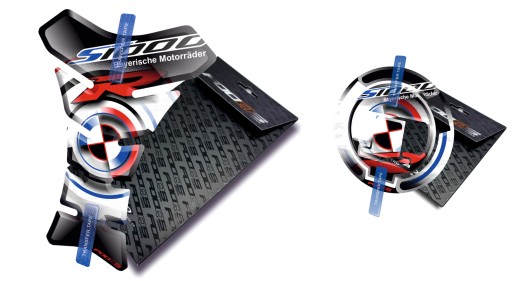 TANK-PAD + CAP-PAD от FOOQS для BMW S-1000-R