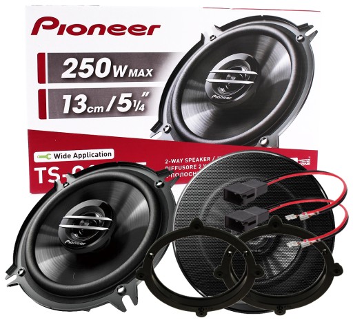 PIONEER 2-полосные колонки AUDI A3 8L передняя дверь