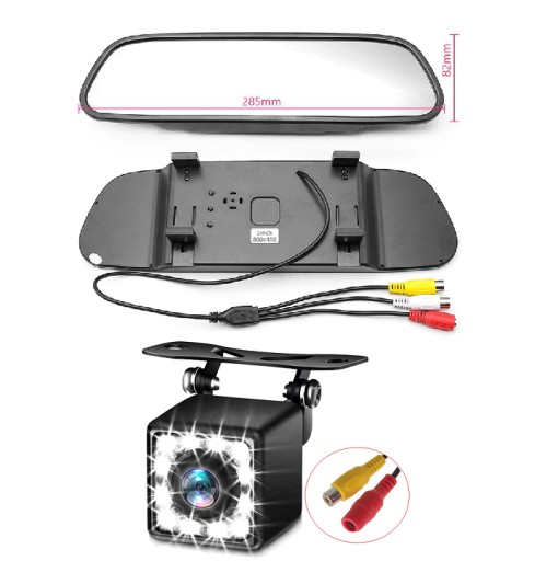 Камера заднего вида 12 LED монитор 5 