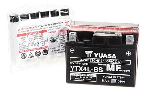 Акумулятор YUASA YTX4L-BS KYMCO 50 DJ в X Y