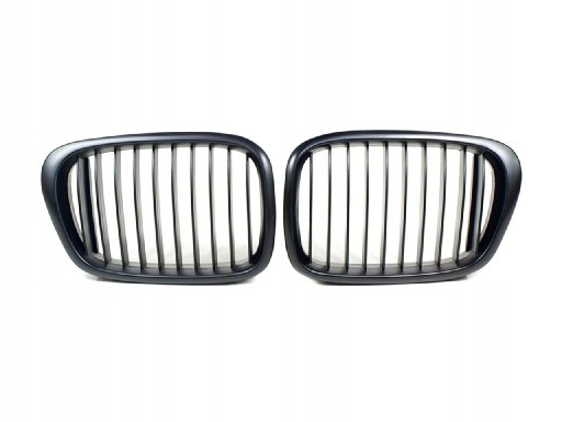 A0754 - BMW 5 E39 00-04 решітка радіатора Матовий Чорний L + P