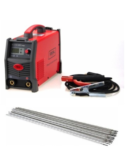 Інверторний зварювальний апарат. IDEAL V-ARC 201 MMA + 30 електродів
