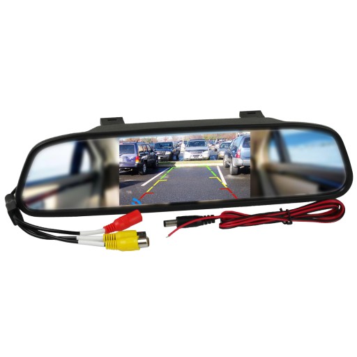 МОНІТОР ЕКРАН КАМЕРИ ЗАДНЬОГО ВИДУ В ДЗЕРКАЛІ ЖК 4.3'