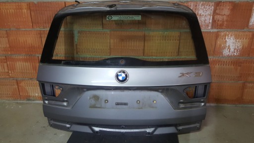 BMW X3 E83 M ЗАДНИЙ КАПОТ SILBERGRAU A08/7