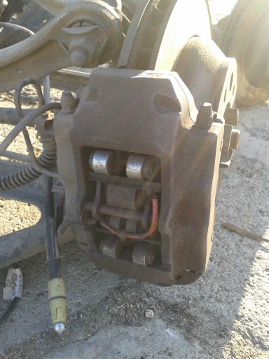 Супорт лівий задній задній PORSCHE CAYENNE і 7L 3.2 V6