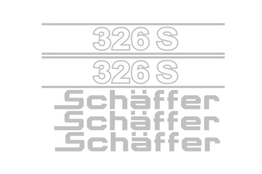Наклейки Шаффер 326 S