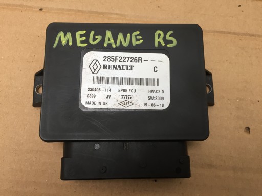 285F22726R - MEGANE IV RS МОДУЛЬ КОНТРОЛЕР РУЧНОГО ГАЛЬМА