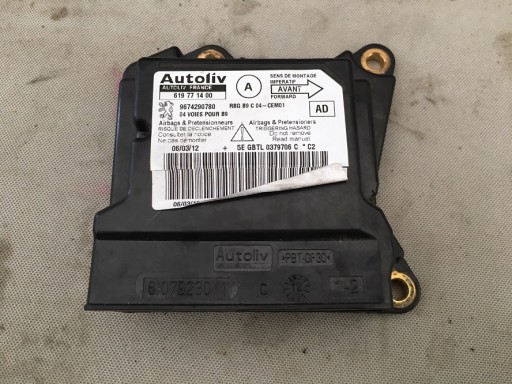 Peugeot Partner 08-Sensor Airbag 619771400
