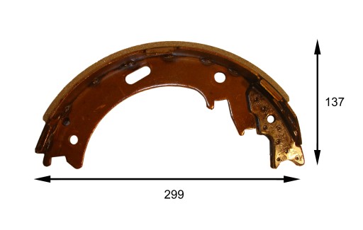 00112859 - Гальмівна колодка вилочний навантажувач TOYOTA 7 8 J35 5