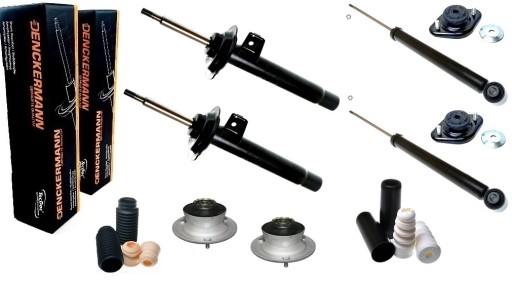 ALL2324B - Амортизаторы, крепления, чехлы, бампера, bmw 3 e46, перед и зад, комплект