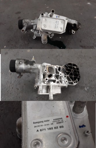 A6711800265 - SSANGYONG REXTON G4 IV 2017 - масляний радіатор