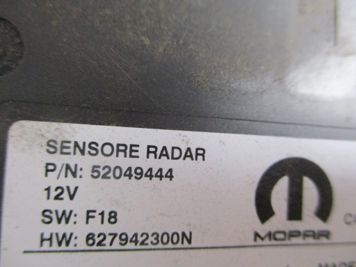 Radar Module SENSOR FIAT 500X 52049444