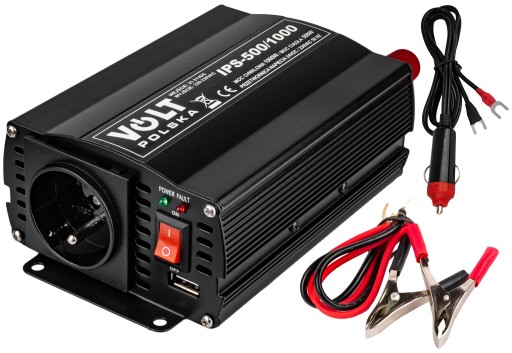 Przetwornica 24V 230V Samochodowa Napięcia 1000W/5